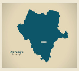 Modern Map - Durango MX