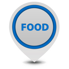 Food pointer icon on white background