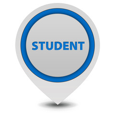studnet pointer icon on white background
