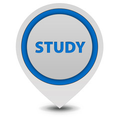 Study pointer icon on white background