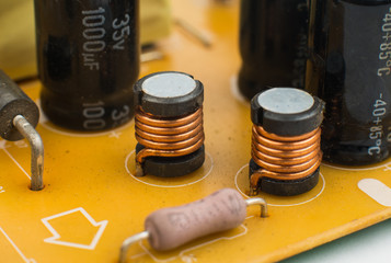 Printed-circuit board- It is photographed by close up