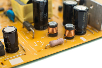 Printed-circuit board- It is photographed by close up