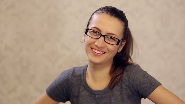 Woman in Glasses Laughing