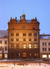 Fototapeta premium City hall in Plzen. Czech Republic