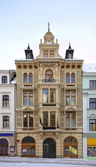 Benes Square in Liberec. Czech Republic