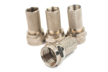 gilded television connectors