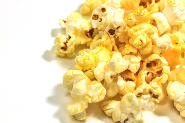 Popcorn snack closeup