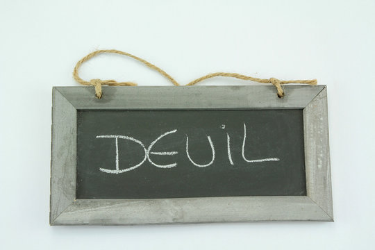 ardoise deuil