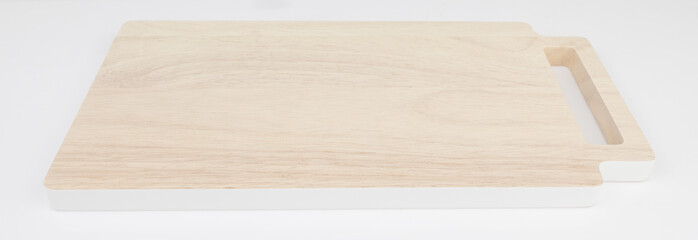 wooden chopping block