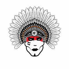 North American Indian chief