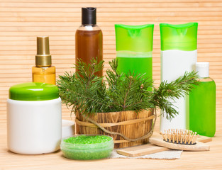 Natural hair care cosmetics and accessories