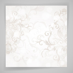 Abstract  floral background with oriental flowers.