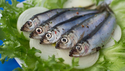 salted fish with spices