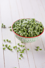 Frosen green peas