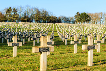 cemetery of French soldiers from World War 1 in Targette - 76384062
