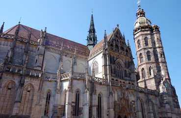Fototapeta na wymiar Cathedral of St. Elizabeth, Kosice, Slovakia