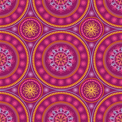 Indian ornament, kaleidoscopic,mandala.