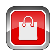 Chrome Square Button