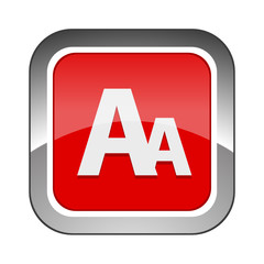 Chrome Square Button