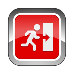 Chrome Square Button