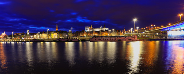 Fototapeta na wymiar Szczecin | Panorama miasta | noc