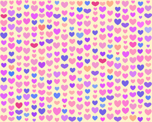 Hearts for Saint Valentine's Day