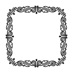 Vector decorative frames