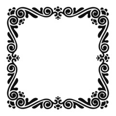 Vector decorative frames