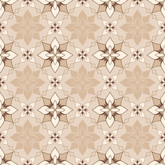 Decorative beige seamless texture