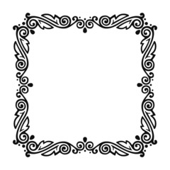 Vector decorative frames