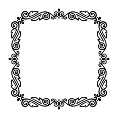 Vector decorative frames