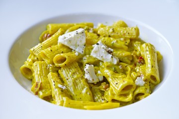 Pasta with cheese