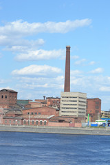 Fototapeta premium The old factory building, St.Petersburg.
