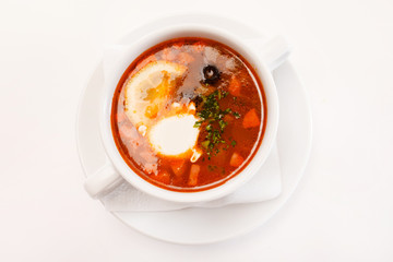 Soup solyanka
