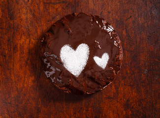chocolate cake for valentine's day