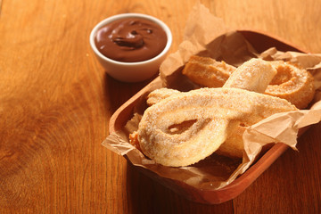 Tasty Churro Recipe with Choco Dip Sauce