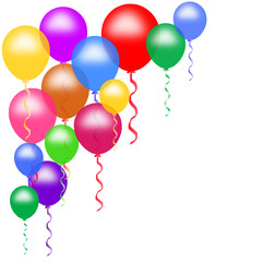 Fototapeta na wymiar Ballons Ballone Party #150120-01