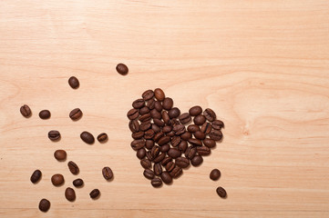 coffee heart