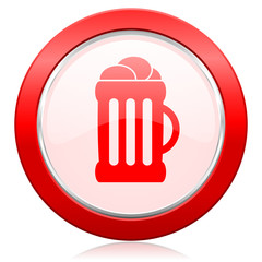 beer icon mug sign