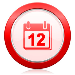 calendar icon organizer sign agenda symbol
