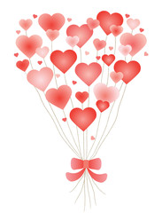 ハートの風船