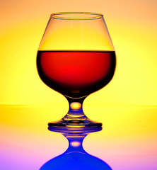 glass brandy
