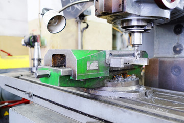 image of a drill press