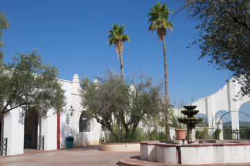 San Xavier del Bac the Spanish Catholic Mission Tucson Arizona.