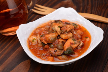 DRESSING PUMPKIN AND FISH SAUCE