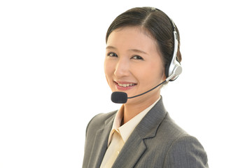 笑顔のオペレーター
