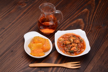 DRESSING PUMPKIN AND FISH SAUCE