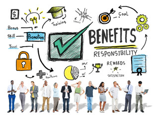 Benefits Gain Profit Earning Income Business Technology Concept