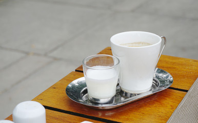 Coffee with milk