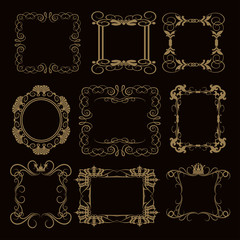 Calligraphic Design Elements, Frames